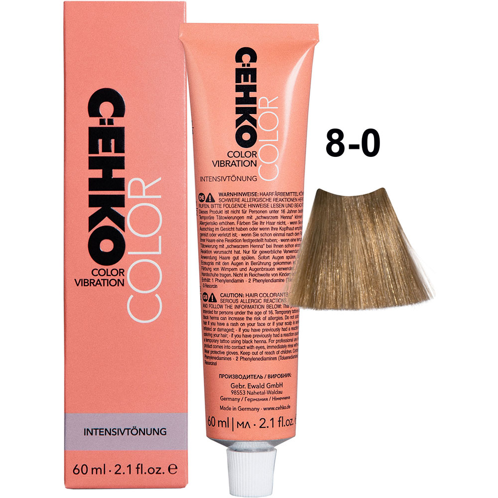 C:EHKO Color Vibration 8/0 Светлый блондин/Hellblond 60 мл