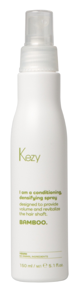Kezy I am BAMBOO Кондиционирующий и уплотняющий бустер-спрей с экстрактом бамбука, 150 мл.