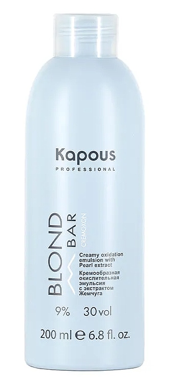 Kapous Blond Bar Кремообразная окислительная эмульсия Blond Cremoxon 9%, 200 мл