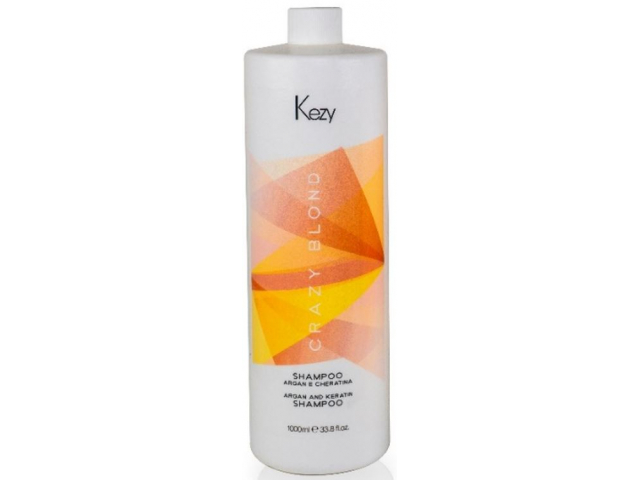 KEZY CRAZY BLOND Шампунь деликатный для поврежденных волос 1000 мл