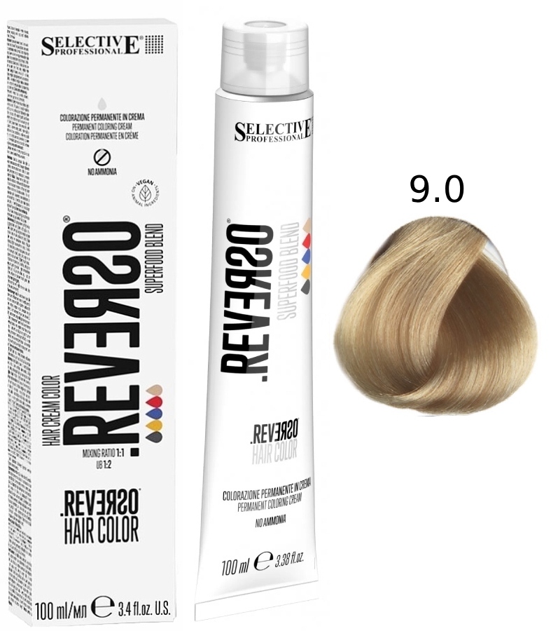 SELECTIVE Reverso Hair Color 9.0 Очень светлый блондин
