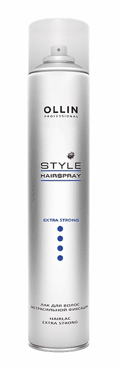 OLLIN STYLE Лак для волос экстрасильной фиксации 450мл