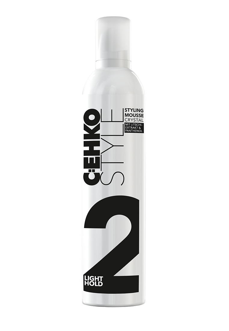 C:EHKO Пена для укладки волос Кристалл эластичная фиксация (Style styling mousse crystal) 400 мл