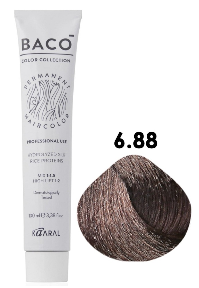 KAARAL Baco color 6.88 тёмный блондин интенсивно-коричневый 100 мл