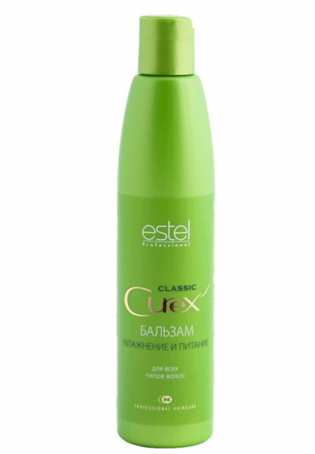Estel Curex Classic Бальзам Увлажнение и питание для всех типов волос, 250 мл.
