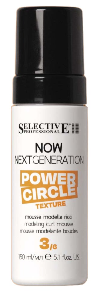 SELECTIVE NOW POWER CIRCLE - мусс для создания упругих локонов 150мл