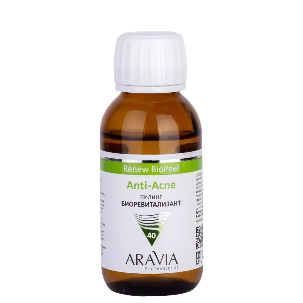 Aravia Пилинг-биоревитализант для жирной и проблемной кожи Anti-Acne Renew BioPeel, 100 мл