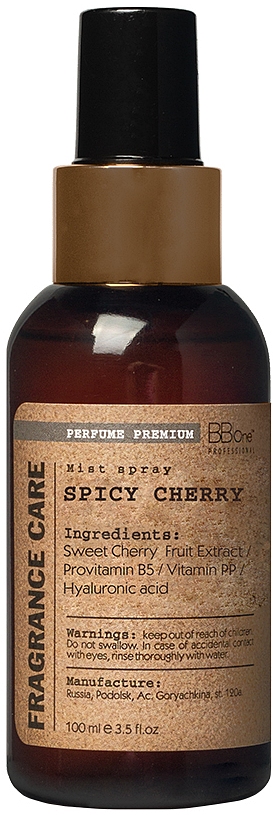 BB One FRAGRANCE CARE Парфюмированный Мист спрей для волос Spicy Cherry 100 мл.