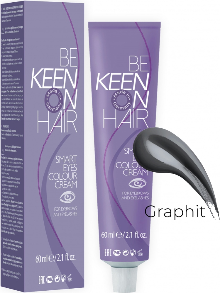 KEEN SMART EYES (Графит) Краска для бровей и ресниц , 60 мл