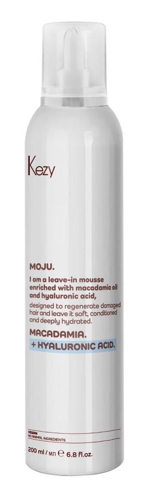 Kezy I am MACADAMIA + HYALURONIC ACID "MOJU" Несмываемый мусс для восстановления 200 мл