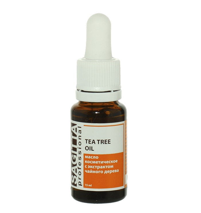 Sagitta Масло для ногтей и кутикулы с экстрактом чайного дерева Tea Tree Oil 15мл