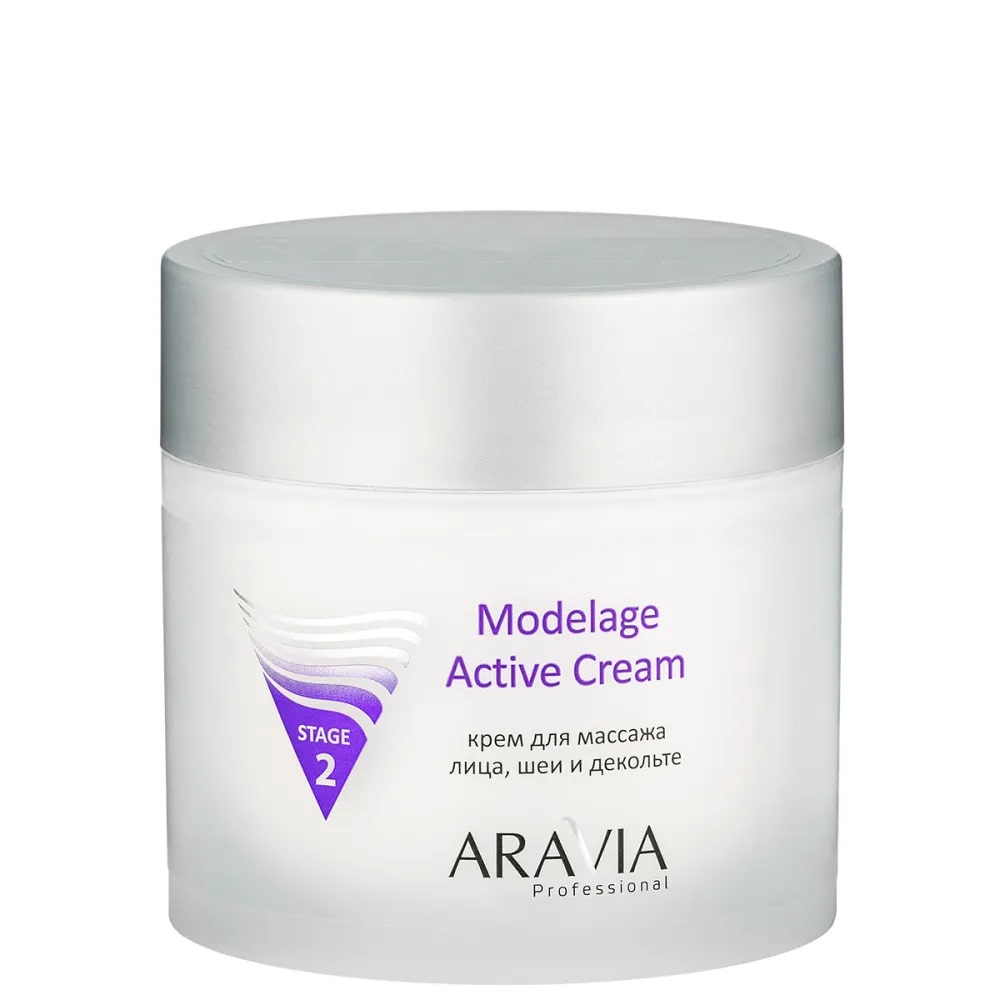 Aravia Крем для массажа лица, шеи и декольте Modelage Active Cream, 300 мл