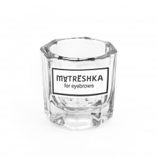 MATRESHKA Стаканчик стеклянный для разведения хны или краски 