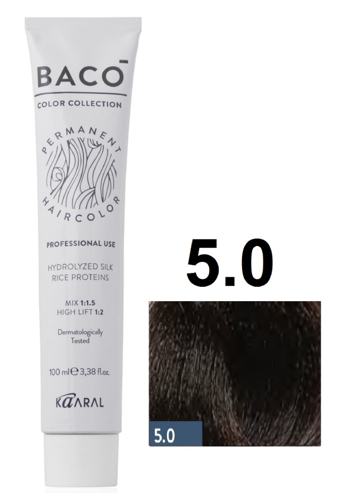 KAARAL Baco color 5.0 светлый каштан 100 мл