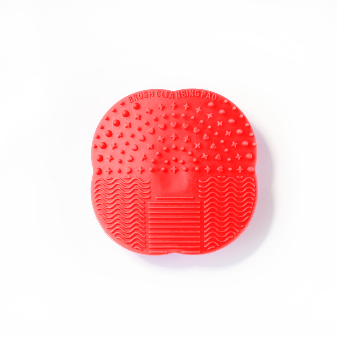 LIC Коврик силиконовый для чистки кистей (Red)