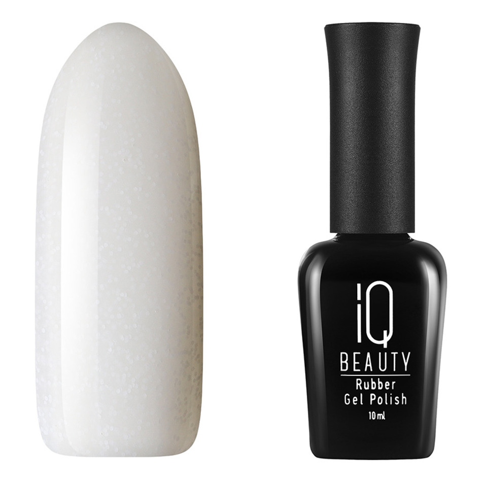 IQ BEAUTY Каучуковый гель-лак с кальцием №176 Fluffy salt - коллекция Hillier