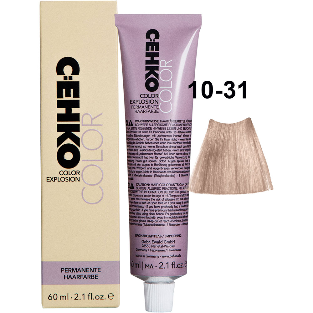 C:EHKO Color Explosion 10/31 Ультра-светл.золотисто-жемч.блондин/Ultrahellblond goldp 60 мл