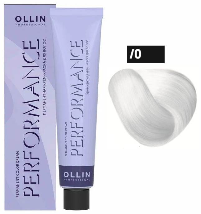 OLLIN PERFORMANCE 0/0 нейтральный 60мл Перманентная крем-краска для волос