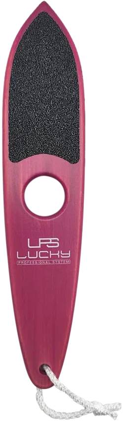 Lucky Пилка для педикюра большая двухсторонняя (с отверстием) 80/240