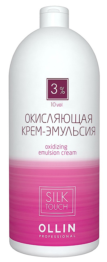 OLLIN silk touch 3% 10vol. Окисляющая крем-эмульсия 1000мл