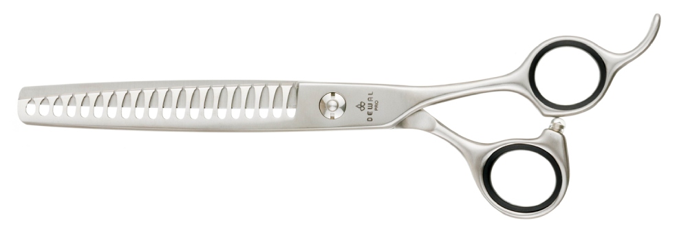 DEWAL Pro Grooming Ножницы для груминга шанкерные 20 зубцов,  7"