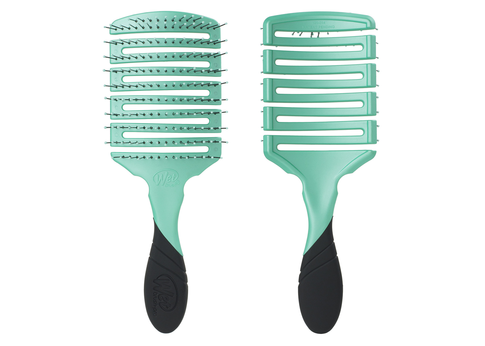WET BRUSH PRO FLEX DRY Paddle Purist Blue Щетка для быстр сушки прямоугольная с мяг.ручкой(голуб)