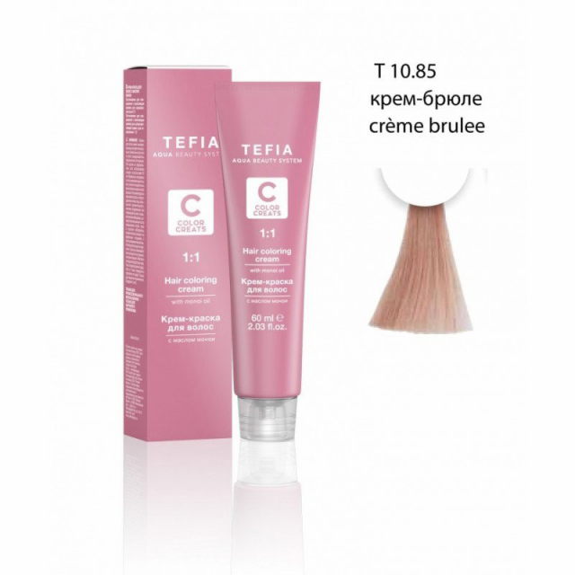 TEFIA Color Creats T10.85 Тонер крем-брюле 60 мл.