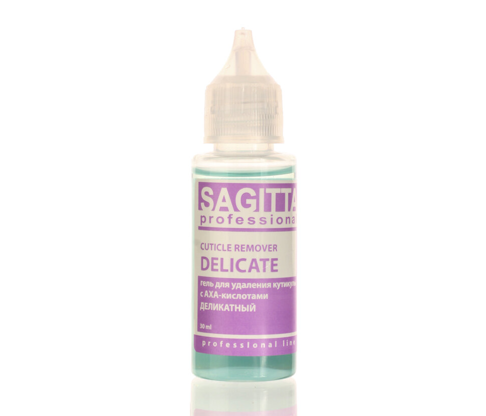 Sagitta Гель для удаления кутикулы с АХА-кислотами ДЕЛИКАТНЫЙ CUTICLE REMOVER DELICATE 30мл