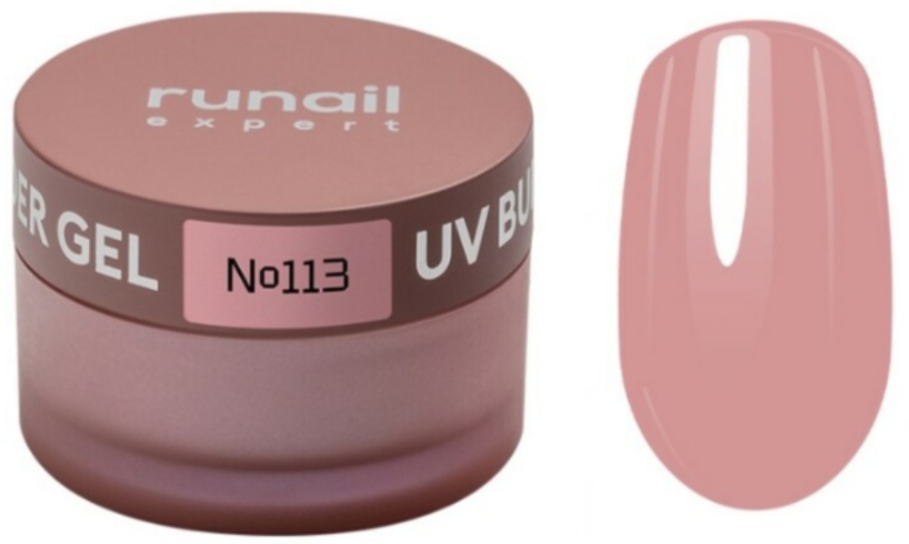 RuNail Expert Гель моделирующий UV BUILDER GEL №113, 15г банка