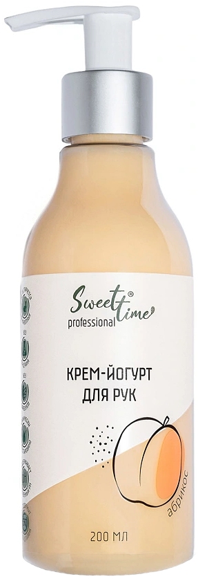 DOMIX SWEET TIME Крем-йогурт для рук Абрикос 200 мл.