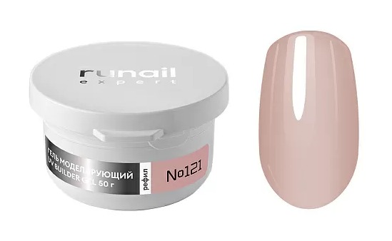 Runail Expert Гель моделирующий UV BUILDER GEL №121, 50г "Лаконичность" (рефил)