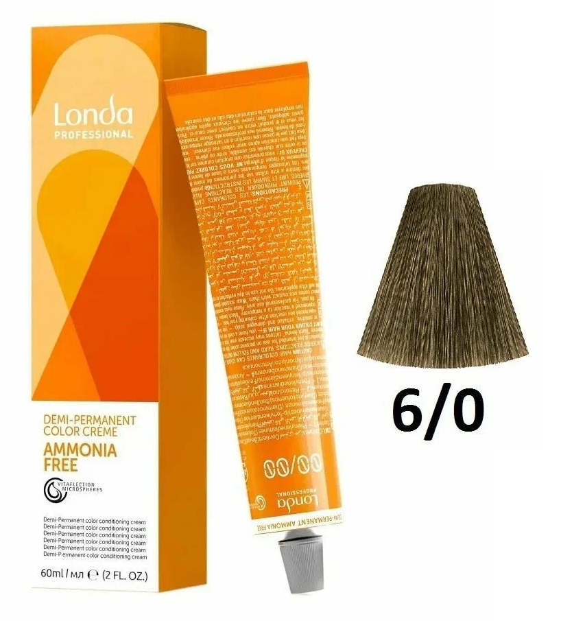LondaТон Ammonia-Free 6/0 темный блонд