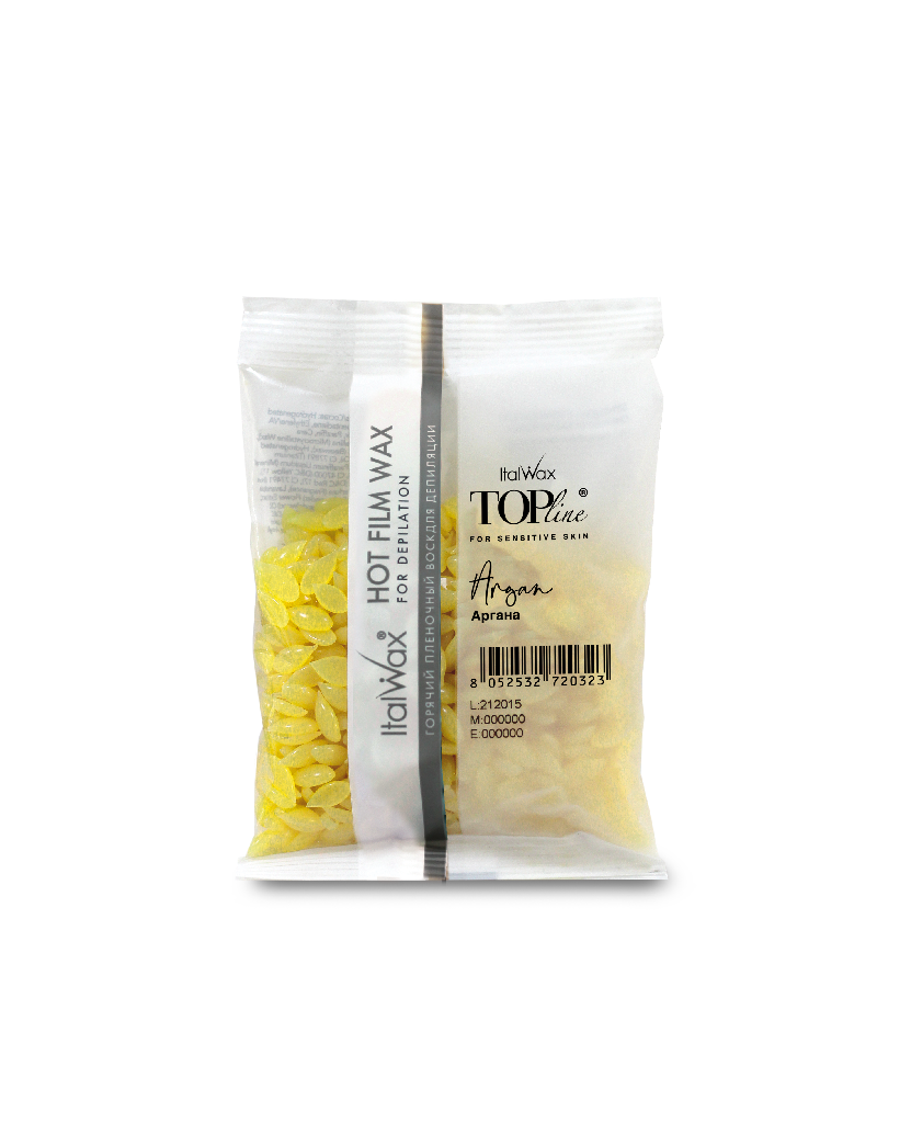 ItalWax Воск горячий (пленочный) Top Line Argan (Аргана), гранулы 100гр