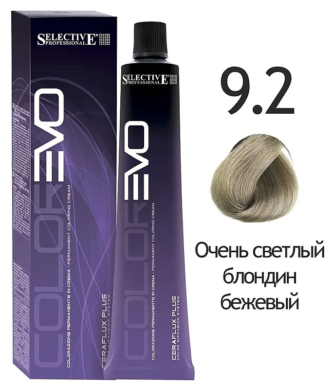SELECTIVE COLOREVO 9.2 очень светлый блондин бежевый