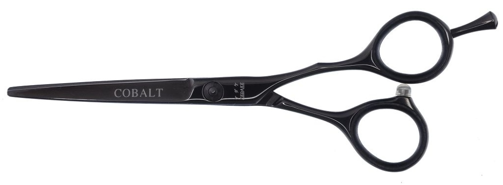 Kedake Ножницы 5,5 DS/COBALT BLACK прямые черные 