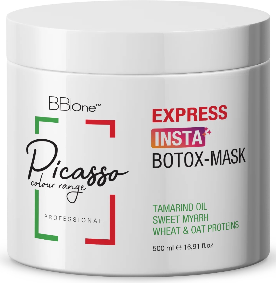 BB One Picasso BTX Express Маска-ботокс для реконструкции пористых и поврежденных волос 500мл