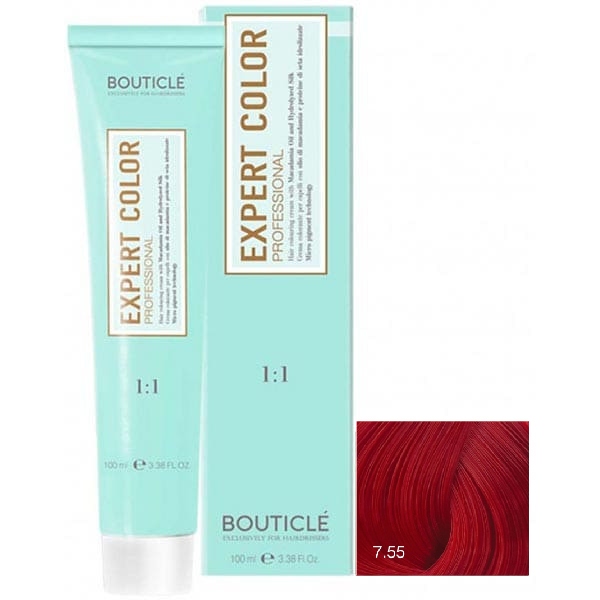 BOUTICLE Expert color 7/55 русый интенсивный красный