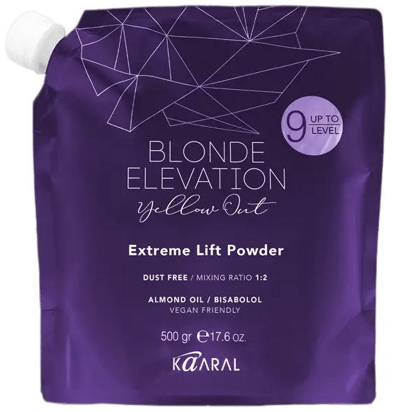 KAARAL Blonde Elevation Bleach Extreme. Обесцвечивающий порошок до 9 тонов 500 гр.