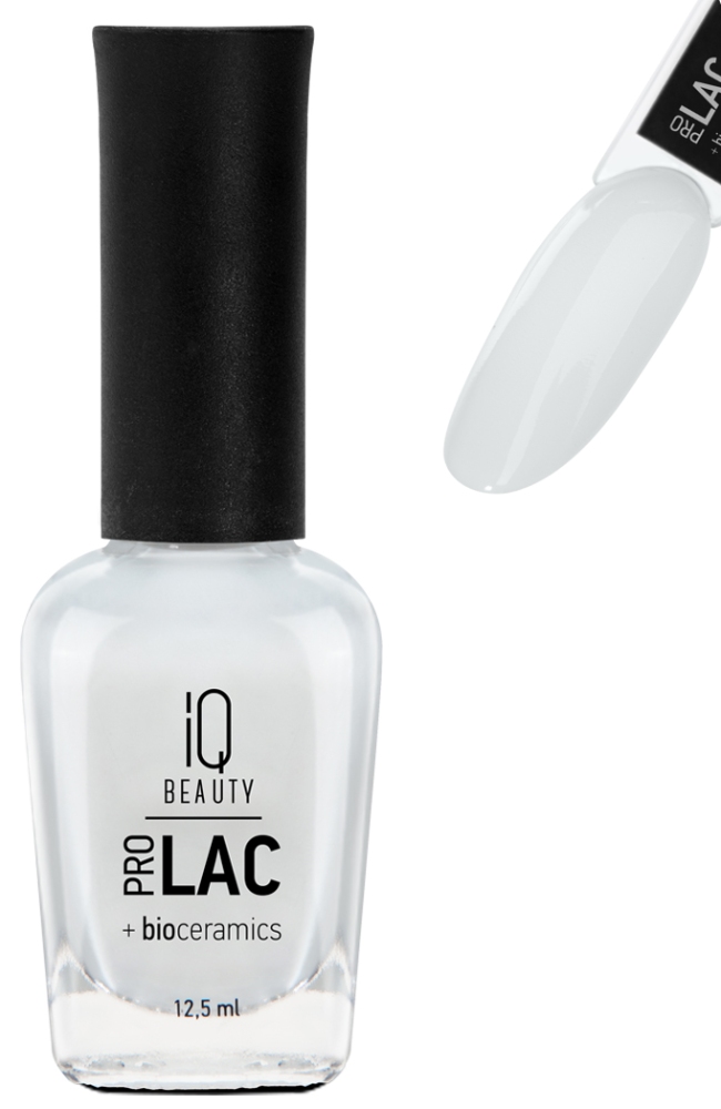 IQ BEAUTY PROLAC Лак для ногтей укрепляющий с биокерамикой 12.5 мл № 044 Le parfait