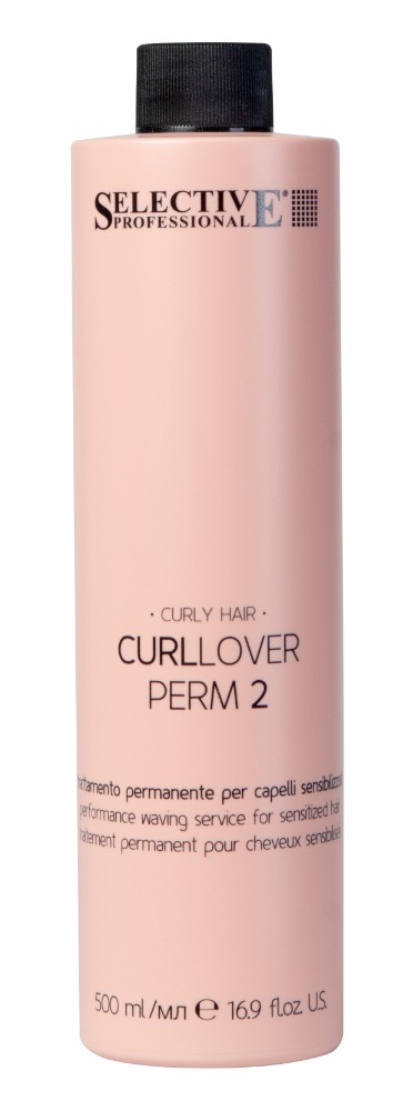 SELECTIVE CURLLOVER "Perm 2" для перманентной завивки поврежденных волос 500 мл