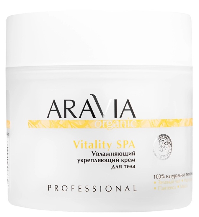Aravia Organic Крем увлажняющий укрепляющий "Vitality SPA", 300 мл