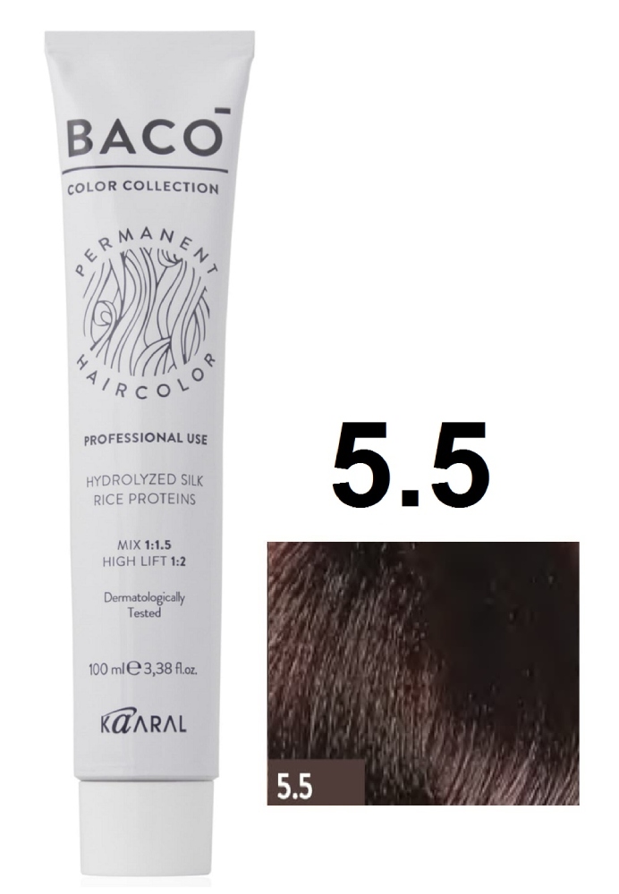 KAARAL Baco color 5.5 светлый махагоновый каштан 100 мл