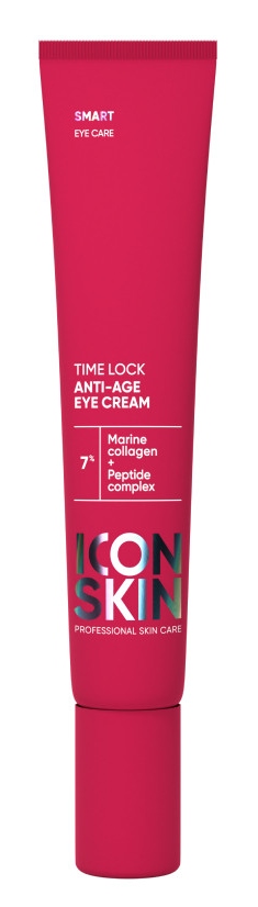 ICON SKIN SMART Омолаживающий крем для кожи вокруг глаз с коллагеном и пептидами TIME LOCK 20 мл