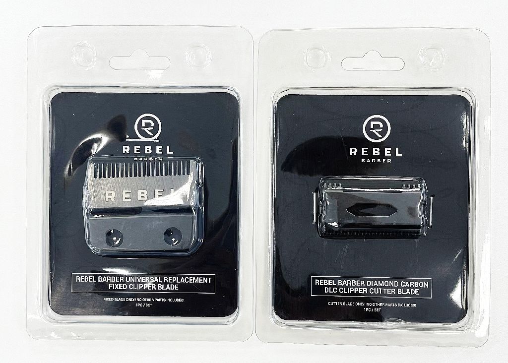 REBEL BARBER Комплект ножей (подвижный RB976 + неподвижный RB975) для машинок