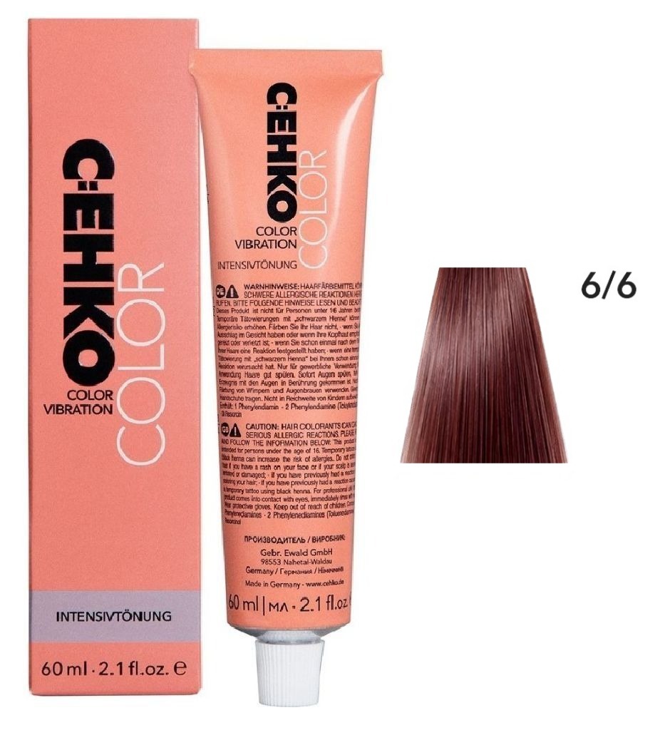 C:EHKO Color Vibration 6/6 Темный блондин махагон/Dunkelblond Mahagoni 60 мл