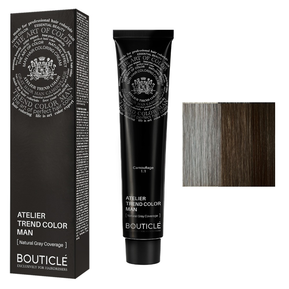 Bouticle ATELIER TREND COLOR MAN 6 ТЕМНО-РУСЫЙ НАТУРАЛЬНЫЙ 100 мл