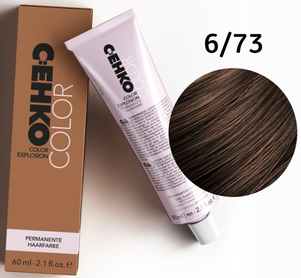 C:EHKO Color Explosion 6/73 Темный блондин коричнево-золотистый 60 мл