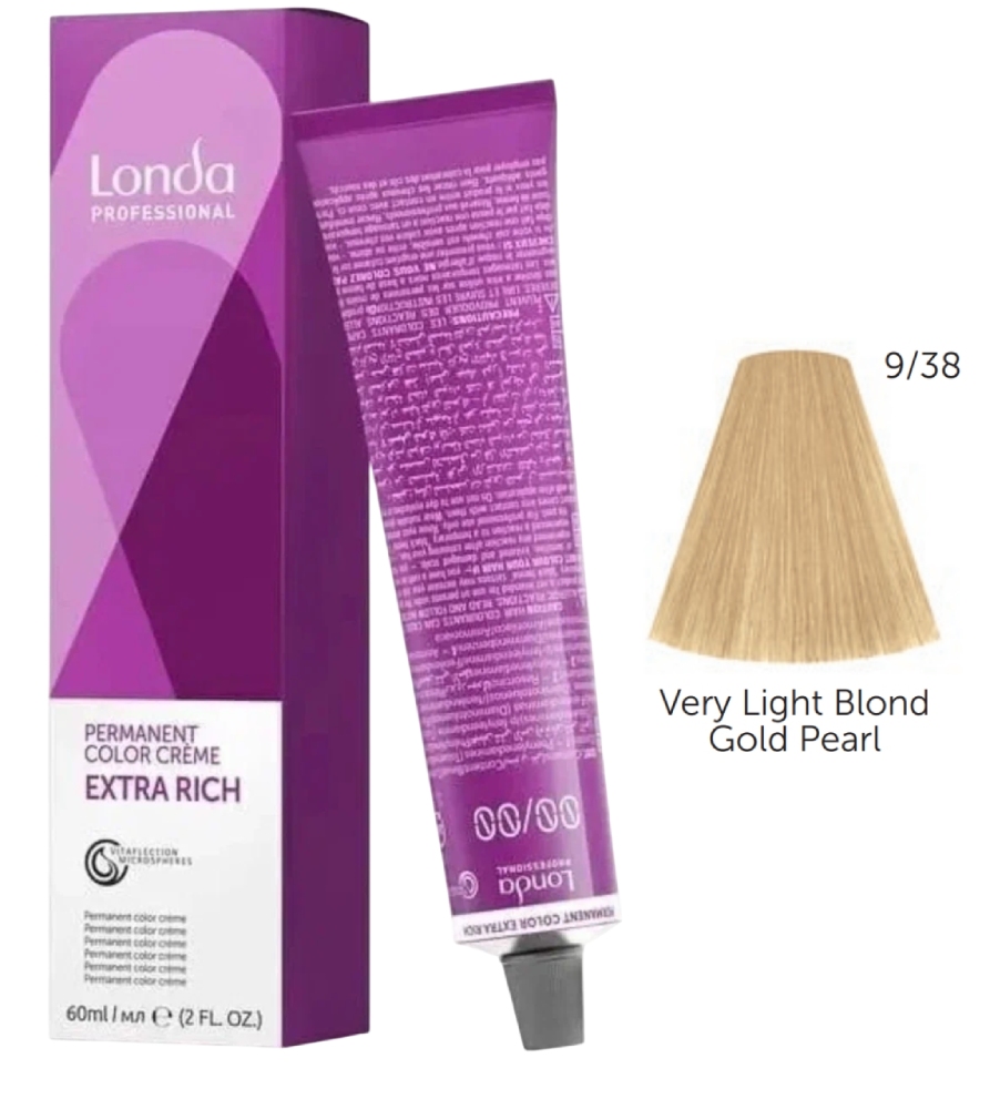 LONDACOLOR  9/38 очень светлый блонд золотисто-перламутровый