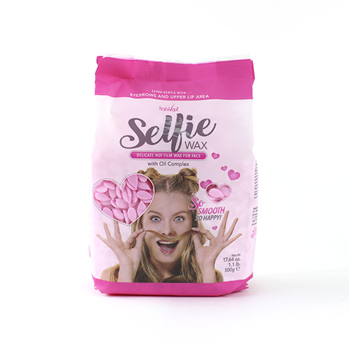 ItalWax Воск горячий (пленочный) Selfie для лица, гранулы 500гр (Пакет) 