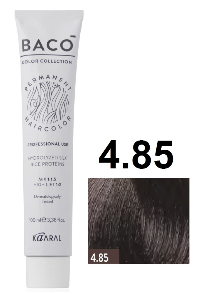 KAARAL Baco color  4.85 коричневый махагон 100 мл